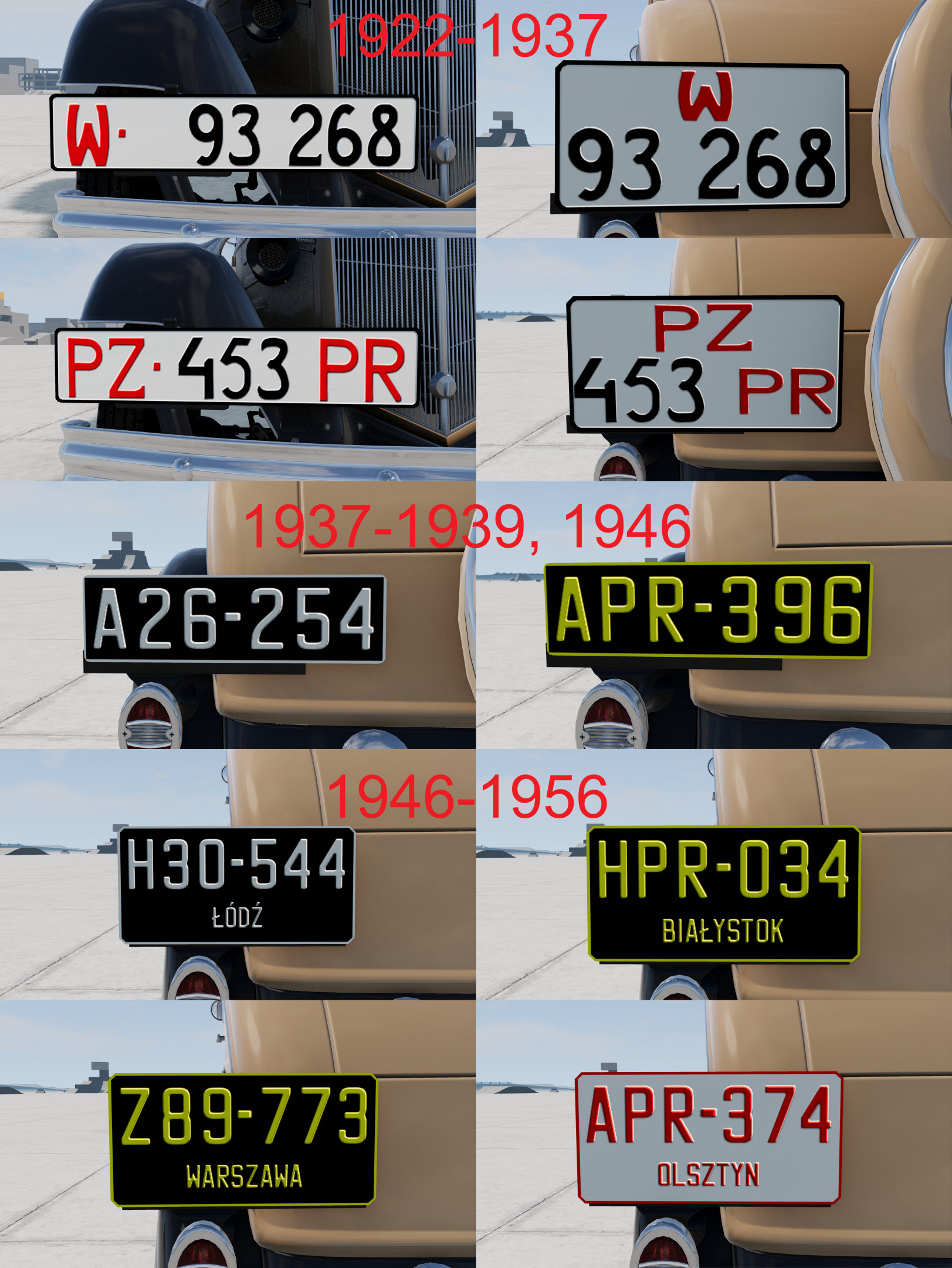 Polish License Plate Design thumbnail 5