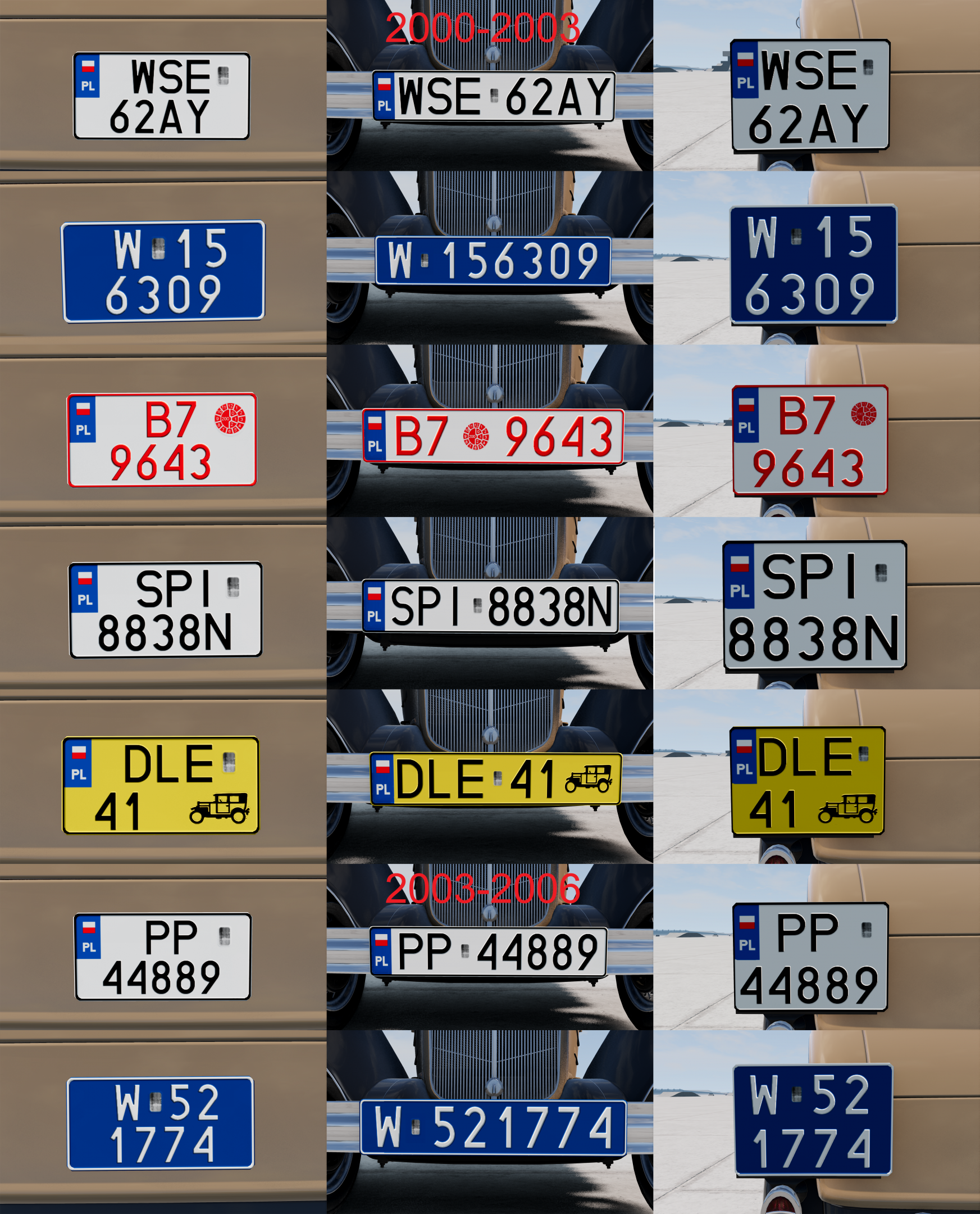 Polish License Plate Design thumbnail 8