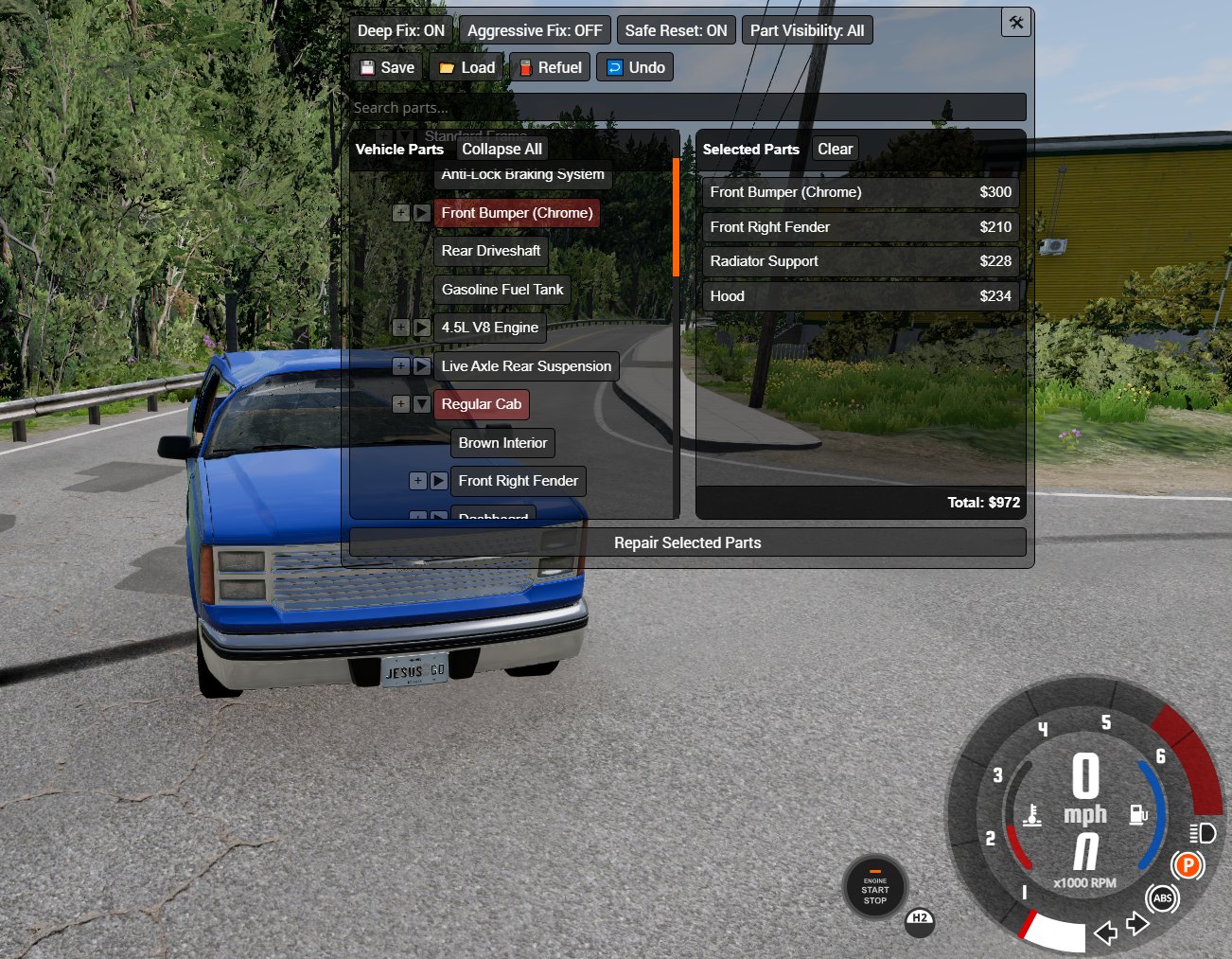 Individual Part Repair Menu thumbnail 2