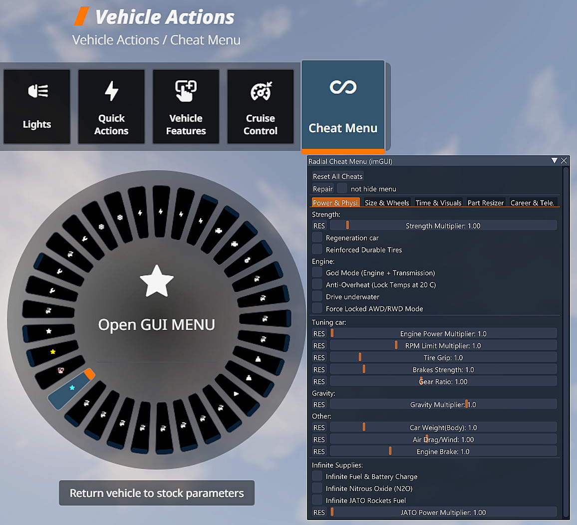 Radial Cheat Menu thumbnail 3