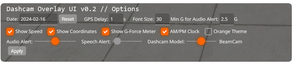 Dashcam Overlay UI thumbnail 8