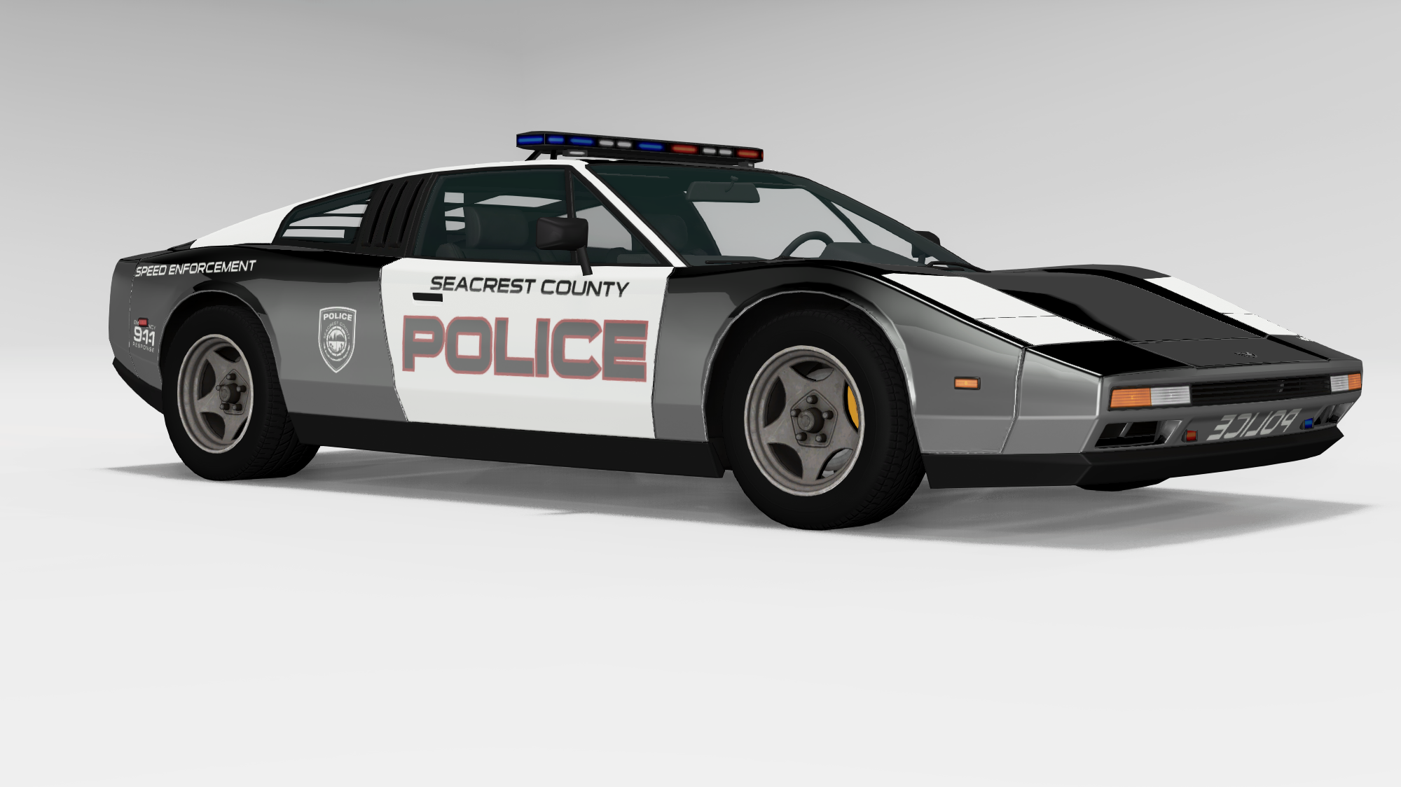 Fiction Police Livery Pack 虚拟警车涂装包 thumbnail 8