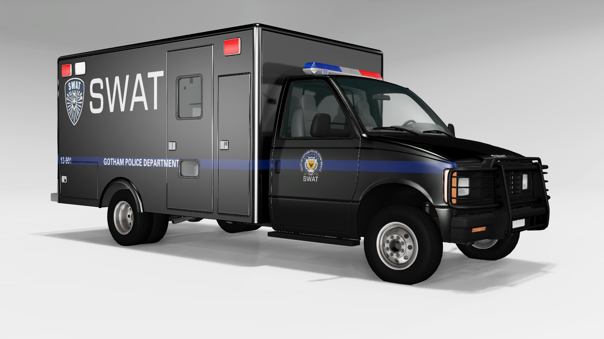 Fiction Police Livery Pack 虚拟警车涂装包 thumbnail 7